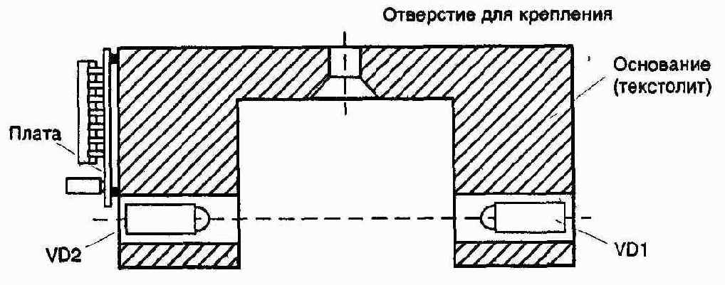 Оптоэлектронный датчик дыма